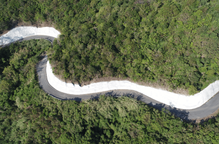 令和元年度　森林基幹道改良獅子島線